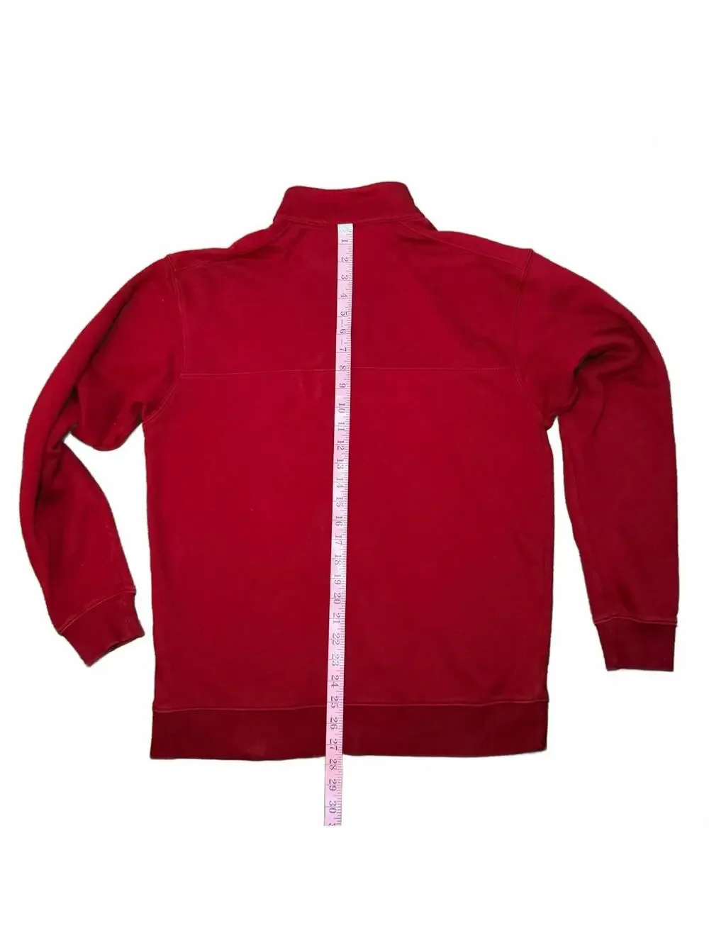 Columbia Red 1/4 Fleece Pullover Sweatshirt Medium